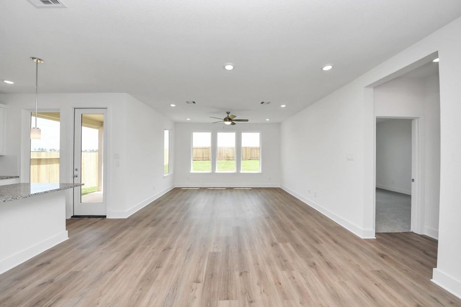 Spacious, unfurnished interior of a new home in The Canopies, Splendora (Image 11). Spacious, unfurnished interior of a new home in The Canopies, Splendora (Image 11).