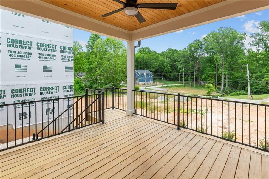 Exterior details and patio area of a home in , Buford (Image 32).