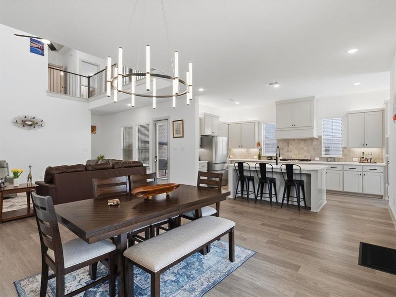 Furnished interior view inside a new home in Village on Main Street, Frisco (Image 7).
