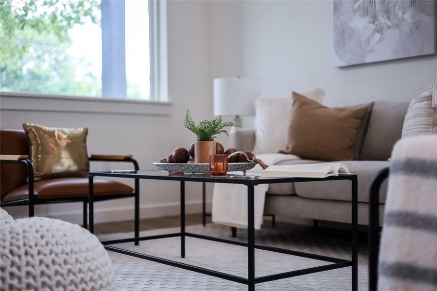 Furnished interior view inside a new home in , Austin (Image 32).