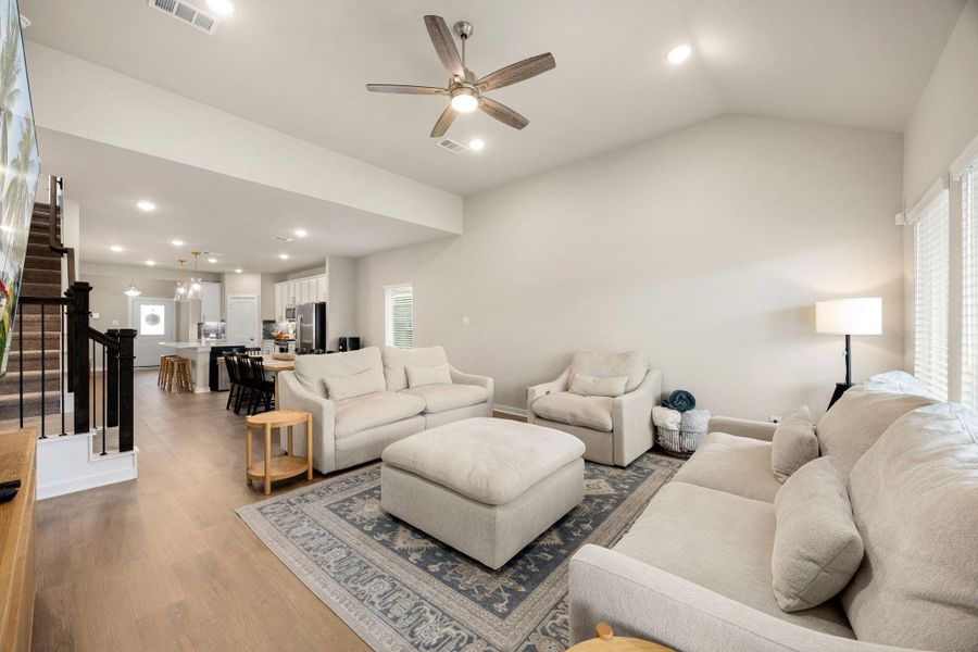Furnished interior view inside a new home in Marvida, Cypress (Image 15).