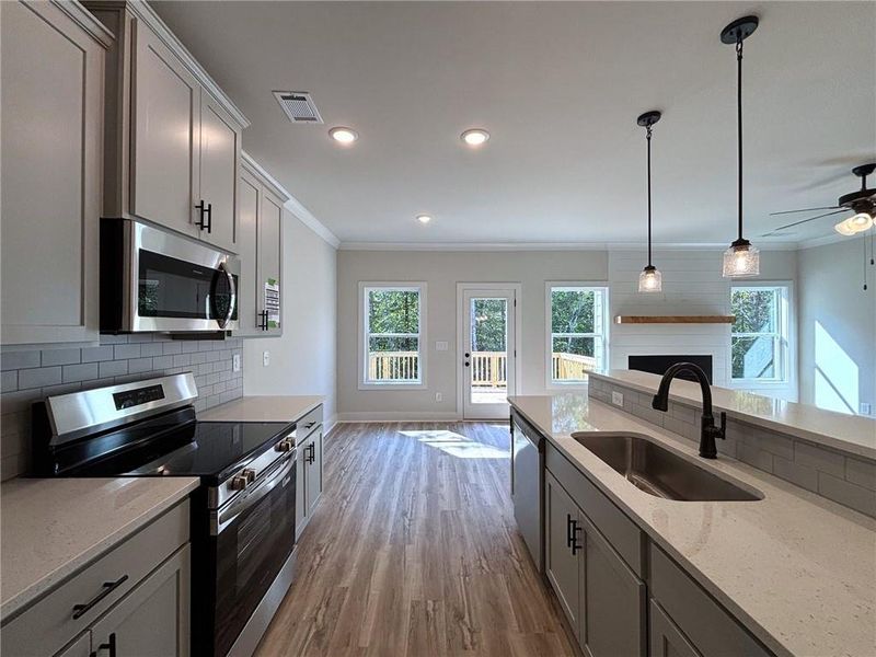 Furnished interior view inside a new home in , Gainesville (Image 11).