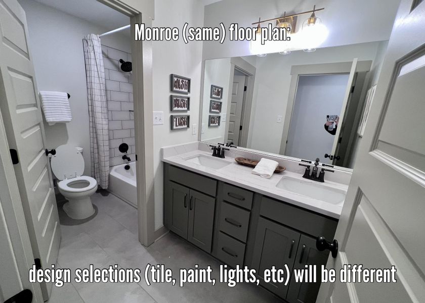 Furnished interior view inside a new home in Lockwood, Collierville (Image 8).