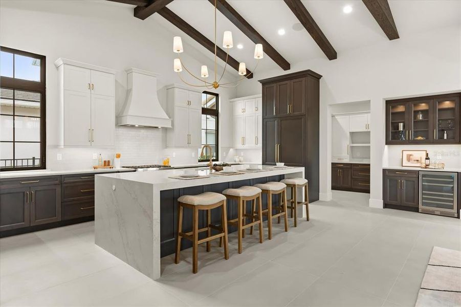 Furnished interior view inside a new home in , Montverde (Image 5).