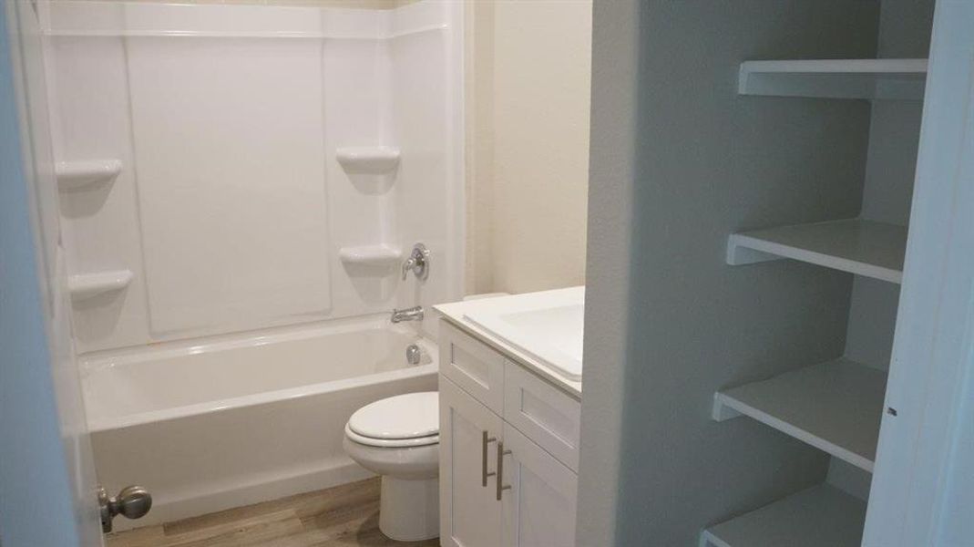 Furnished interior view inside a new home in Lonestar at Liberty Trails, Fort Worth (Image 4).