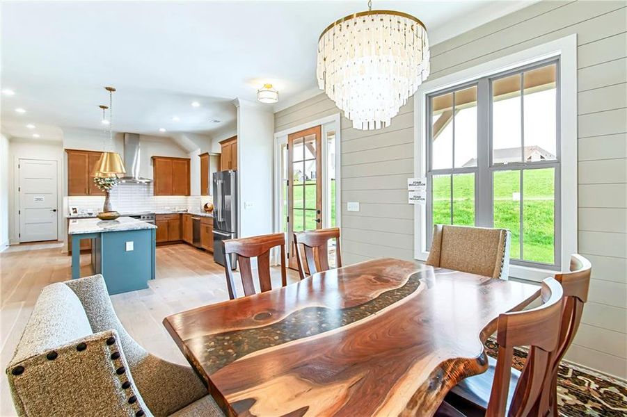 Furnished interior view inside a new home in , Blairsville (Image 75).