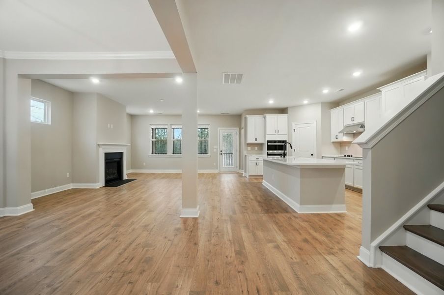Representative unfurnished interior of a home built from the Tillery by Caruso Homes in Blue Run, Raleigh (Image 26). Representative unfurnished interior of a home built from the Tillery by Caruso Homes in Blue Run, Raleigh (Image 26).