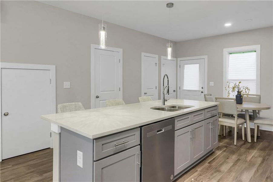 Furnished interior view inside a new home in , Atlanta (Image 11).