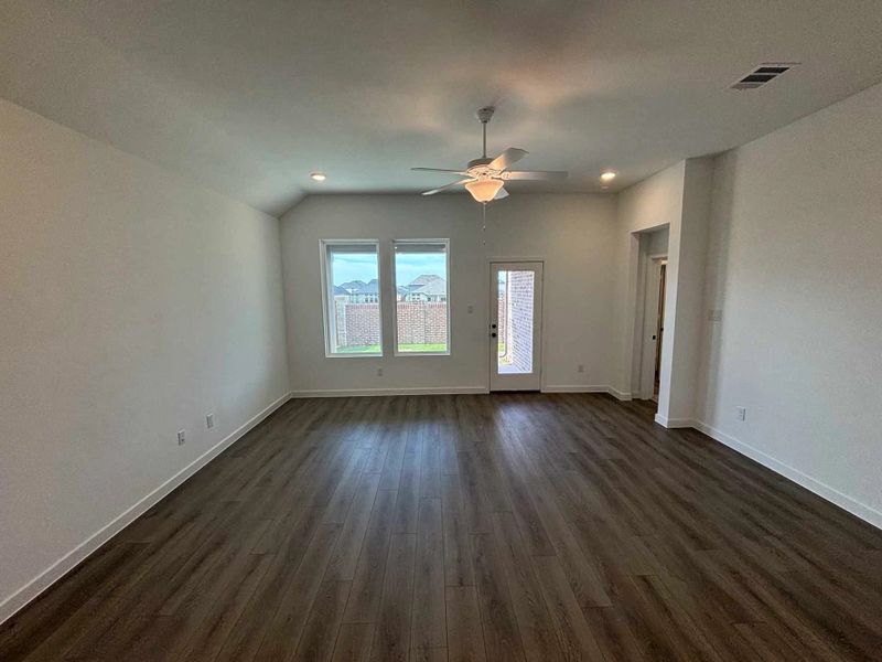 Family Room Construction Progress