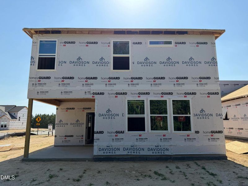 In-progress construction of a new home in Wendell Ridge, Wendell, NC (Image 38).