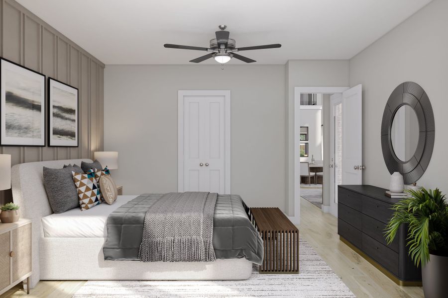 Representative furnished interior of a home built from the Brant by Tri Pointe Homes in Trillium, Richmond (Image 9).