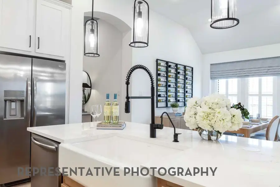 Furnished interior view inside a new home in Midline, Webster (Image 10).