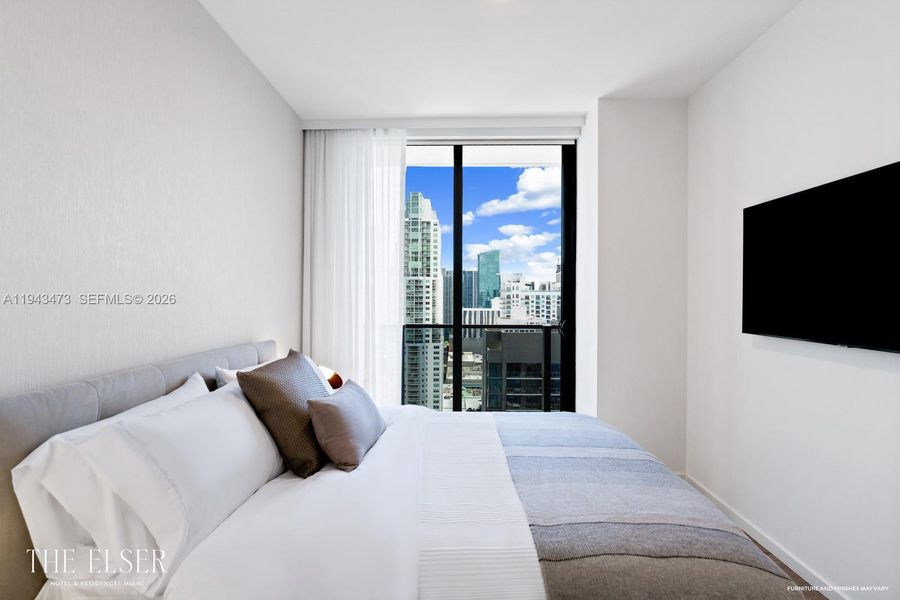 Furnished interior view inside a new home in , Miami (Image 11). Furnished interior view inside a new home in , Miami (Image 11).