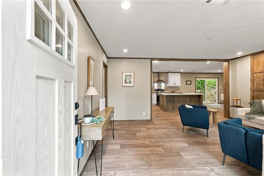 Furnished interior view inside a new home in , Clarkesville (Image 31).