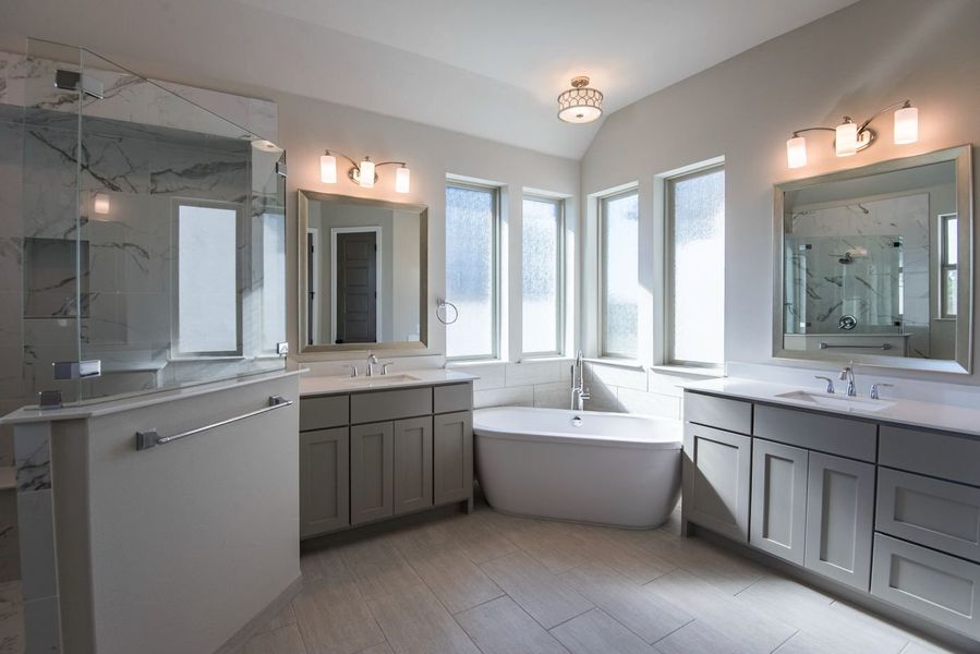 Representative furnished interior of a home built from the Washington II by Windmiller Custom Homes in The Highlands, Northlake (Image 6). Representative furnished interior of a home built from the Washington II by Windmiller Custom Homes in The Highlands, Northlake (Image 6).