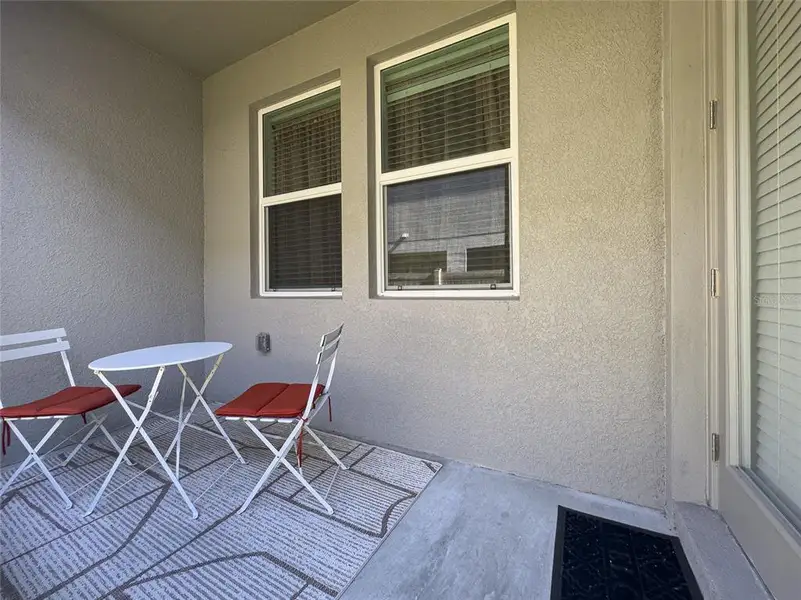 Exterior details and patio area of a home in , Tampa (Image 3).