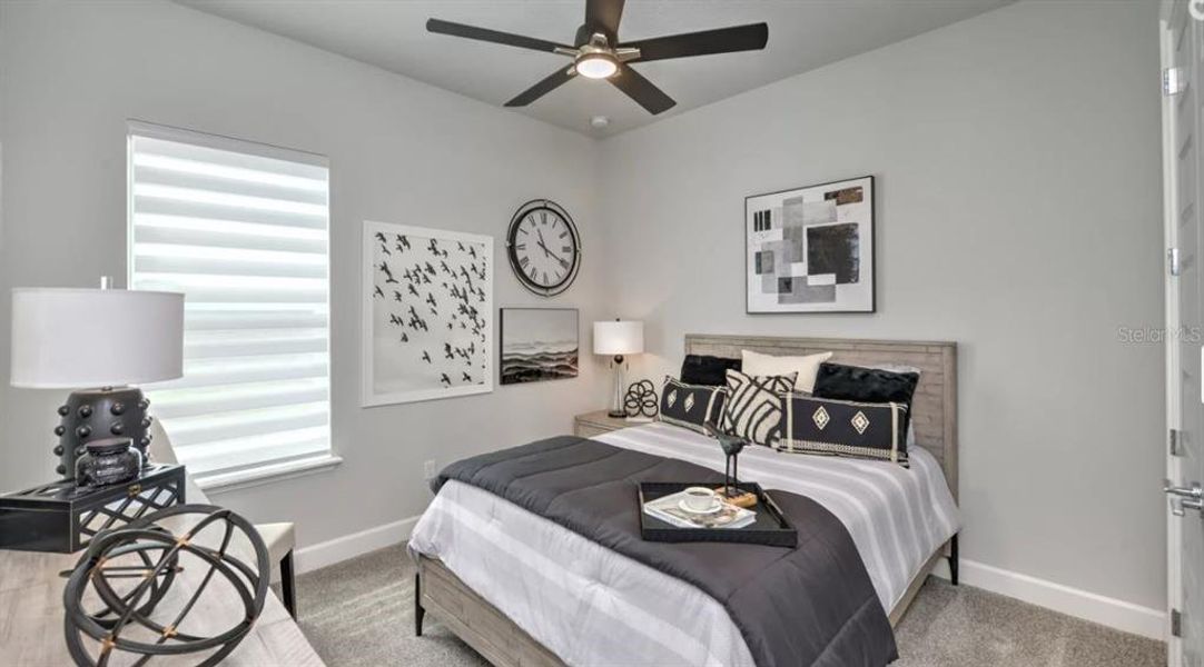 Furnished interior view inside a new home in Plantation Bay, Ormond Beach (Image 17). Furnished interior view inside a new home in Plantation Bay, Ormond Beach (Image 17).
