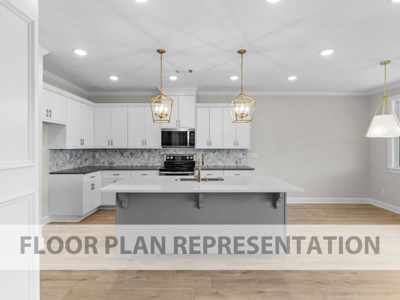 Kitchen and Café | Hemingway Plan by Ivey Homes Kitchen and Café | Hemingway Plan by Ivey Homes