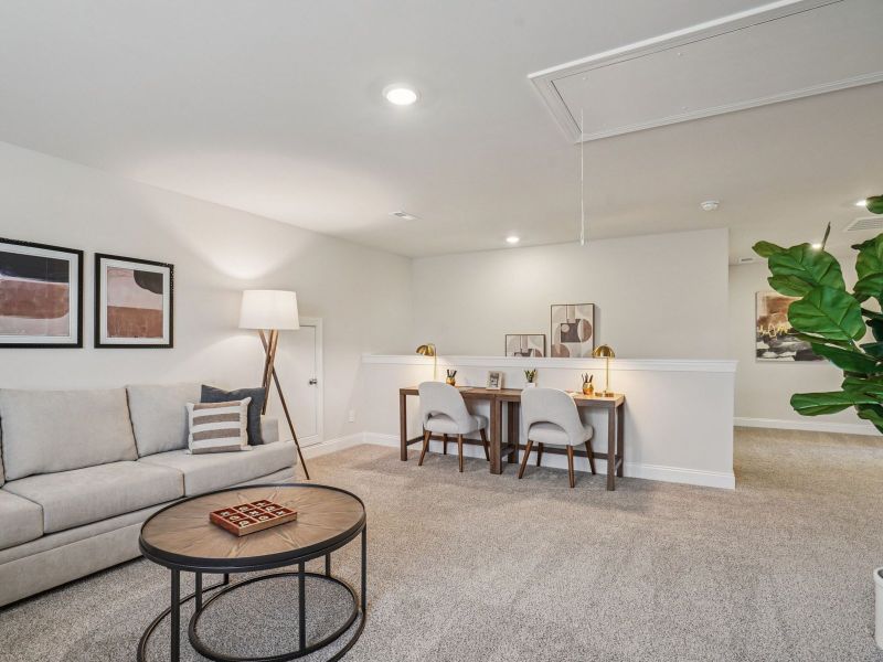 Furnished interior view inside a new home in Woodmont, Smyrna (Image 11).