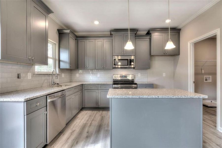 Furnished interior view inside a new home in , Cartersville (Image 10). Furnished interior view inside a new home in , Cartersville (Image 10).