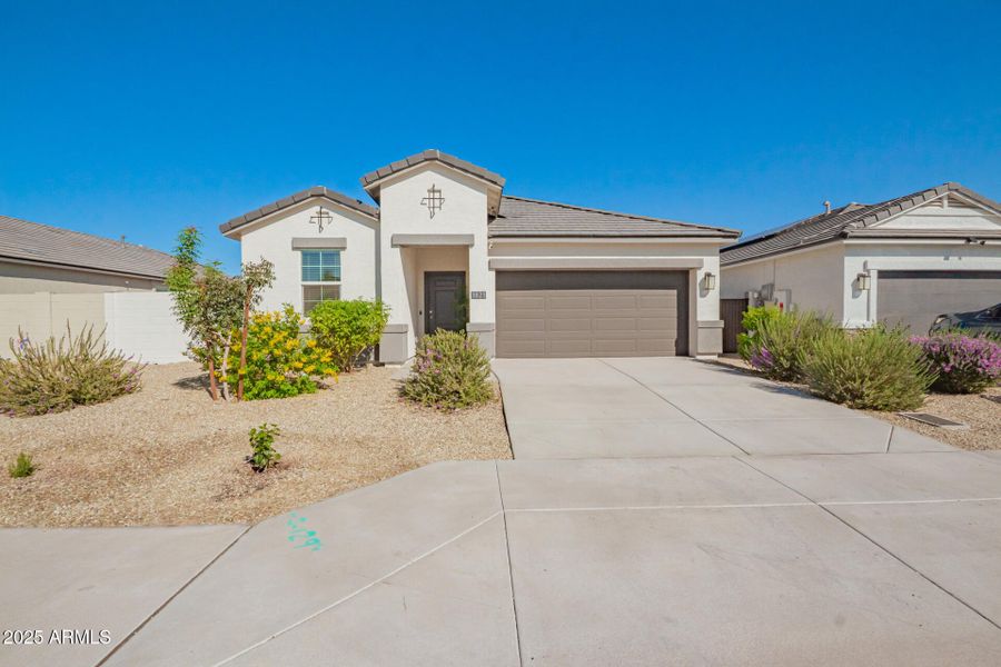 Front Exterior - Desert Landscape