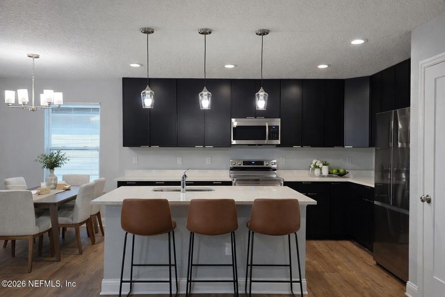 Furnished interior view inside a new home in , Jacksonville (Image 12).