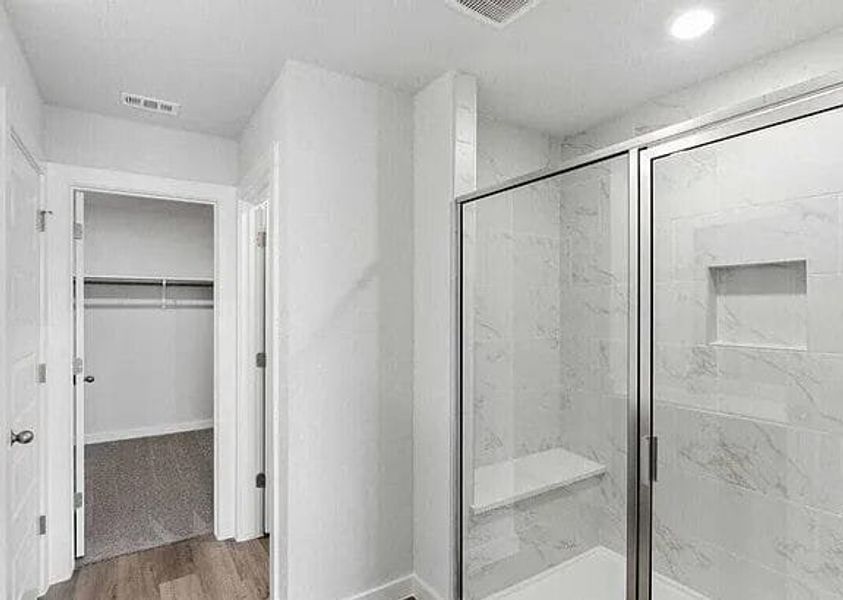 Furnished interior view inside a new home in August Fields, New Braunfels (Image 13). Furnished interior view inside a new home in August Fields, New Braunfels (Image 13).