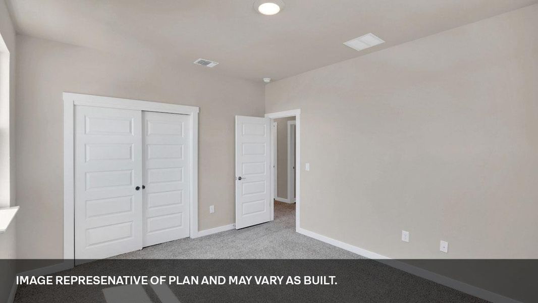 Spacious, unfurnished interior of a new home in Rosenbusch Ranch, Leander (Image 32). Spacious, unfurnished interior of a new home in Rosenbusch Ranch, Leander (Image 32).