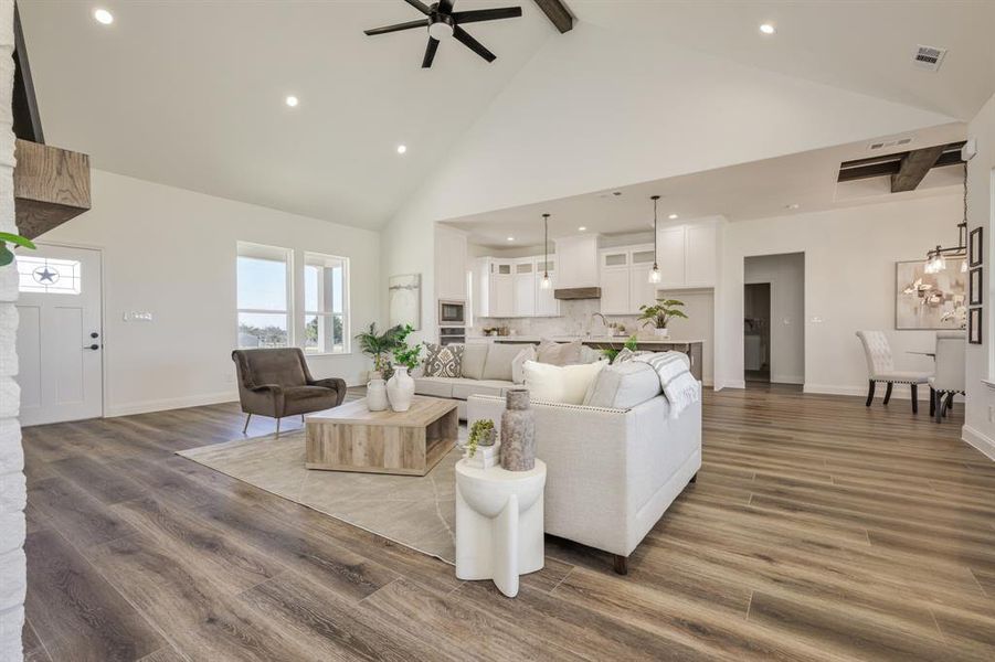Furnished interior view inside a new home in , Farmersville (Image 33).