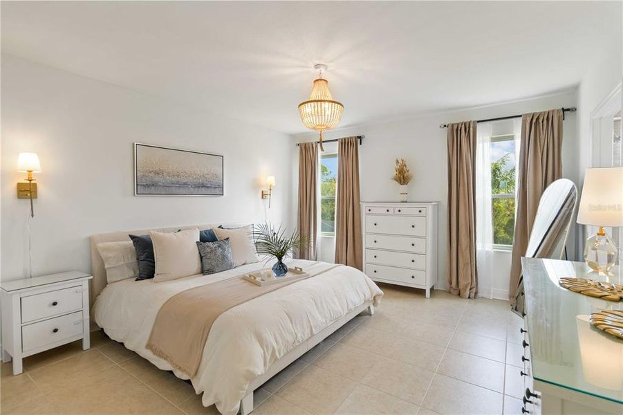 Furnished interior view inside a new home in , Sarasota (Image 10).