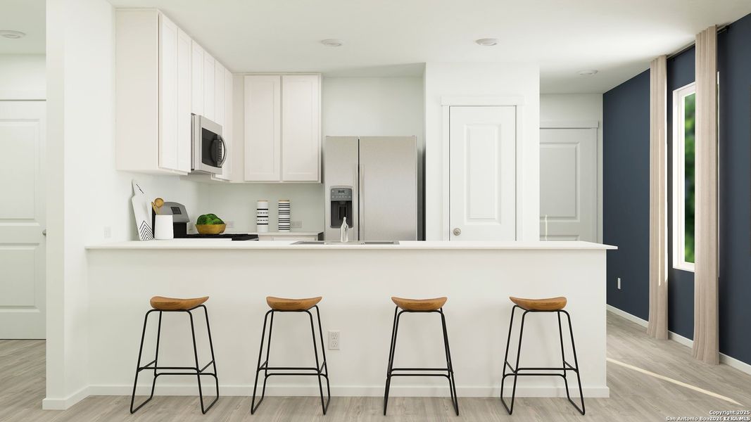 Furnished interior view inside a new home in Sapphire Grove, San Antonio (Image 10).