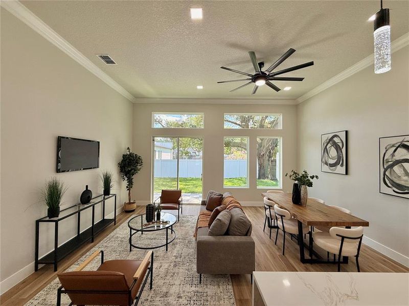 Furnished interior view inside a new home in , Orlando (Image 12).