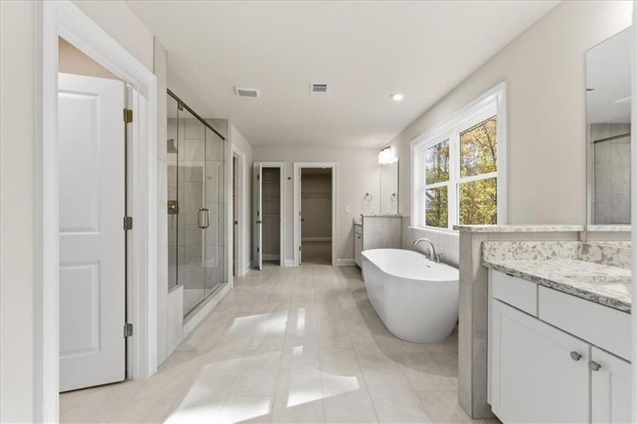 Furnished interior view inside a new home in Ford Landing, Acworth (Image 8).