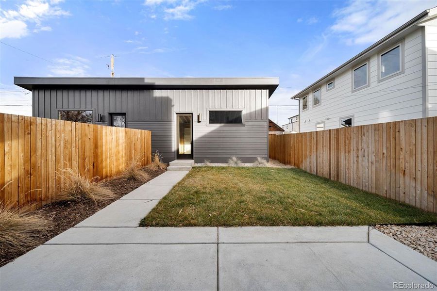 Exterior details and patio area of a home in , Denver (Image 20). Exterior details and patio area of a home in , Denver (Image 20).