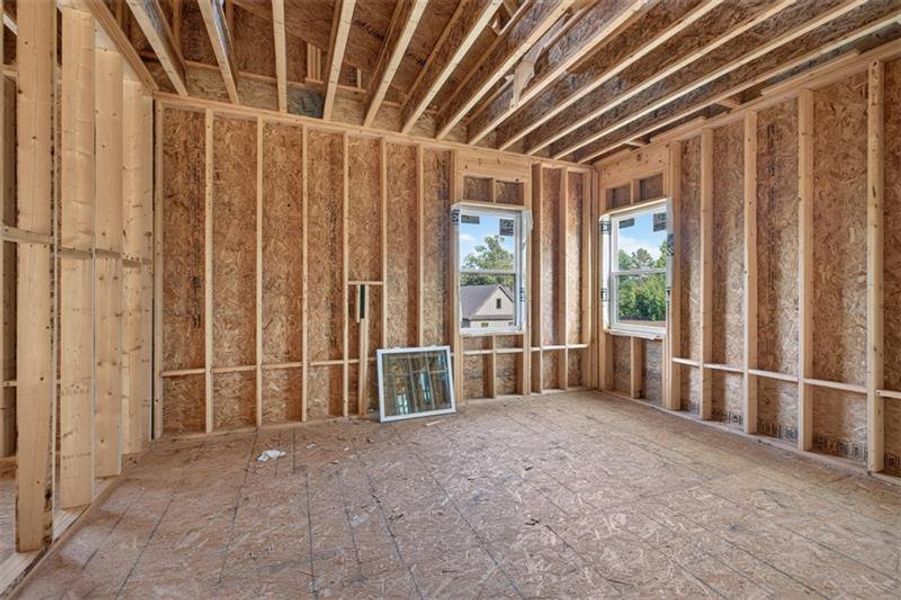In-progress construction of a new home in , Monticello, GA (Image 31).