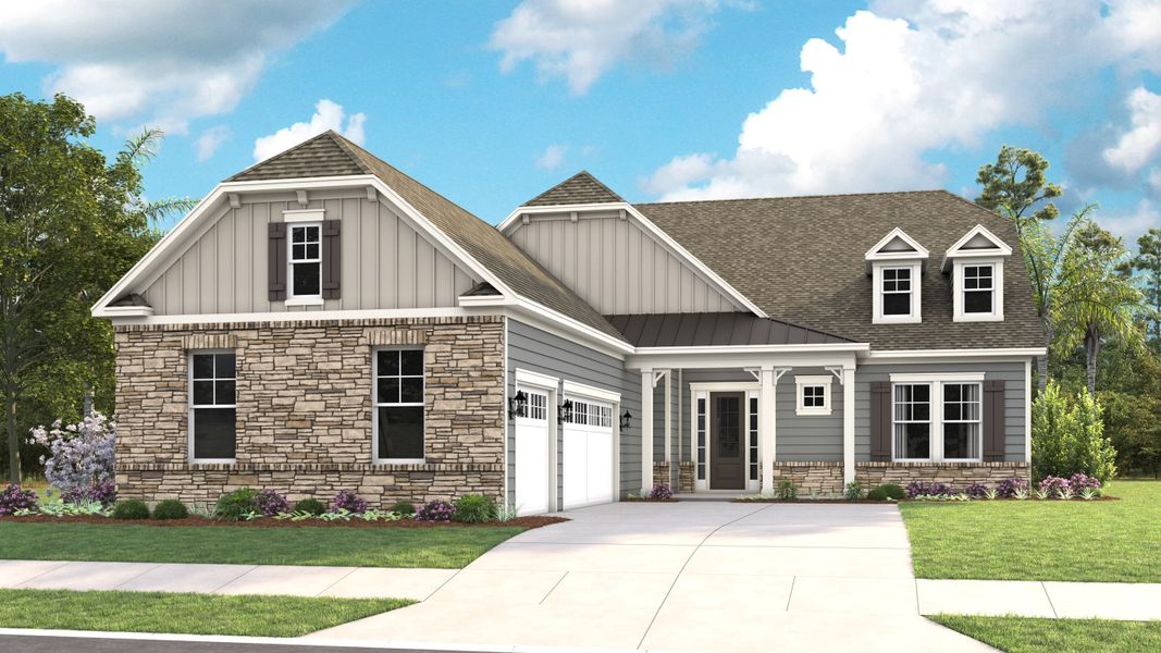 CS-Farmhouse Courtyard Stone Elevation CS-Farmhouse Courtyard Stone Elevation