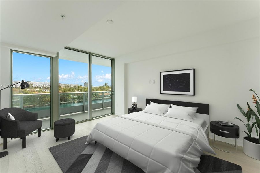 Furnished interior view inside a new home in , Bay Harbor Islands (Image 5). Furnished interior view inside a new home in , Bay Harbor Islands (Image 5).