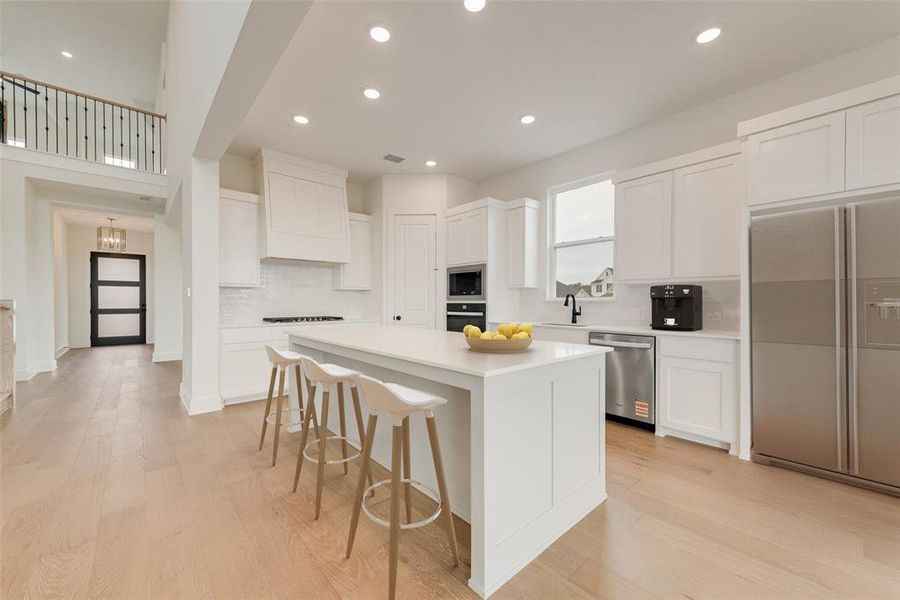 Furnished interior view inside a new home in The Homestead - 62', Rockwall (Image 12).
