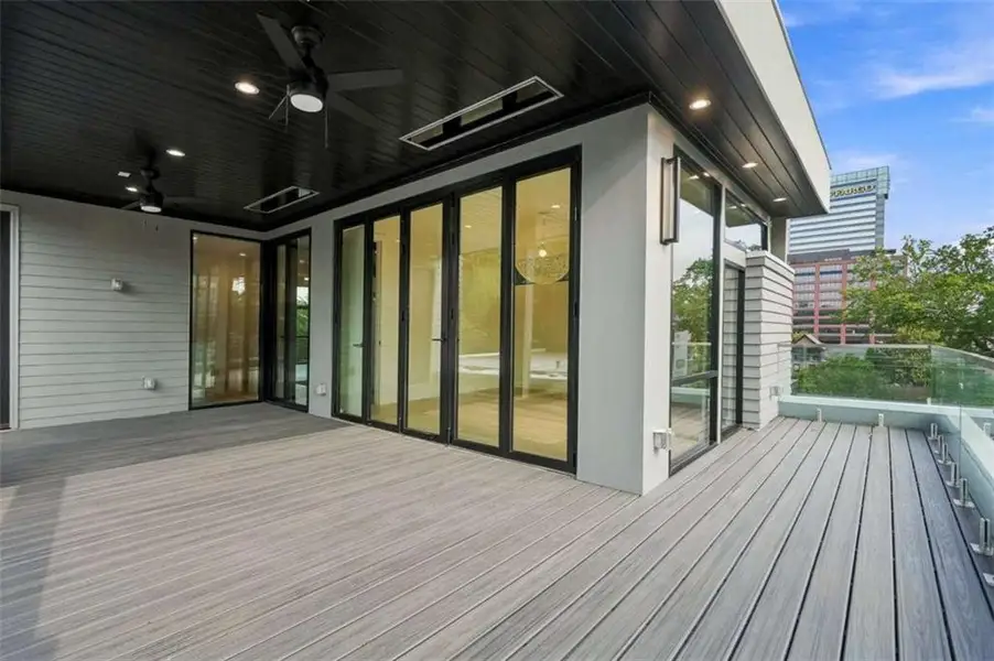 Exterior details and patio area of a home in , Atlanta (Image 4).