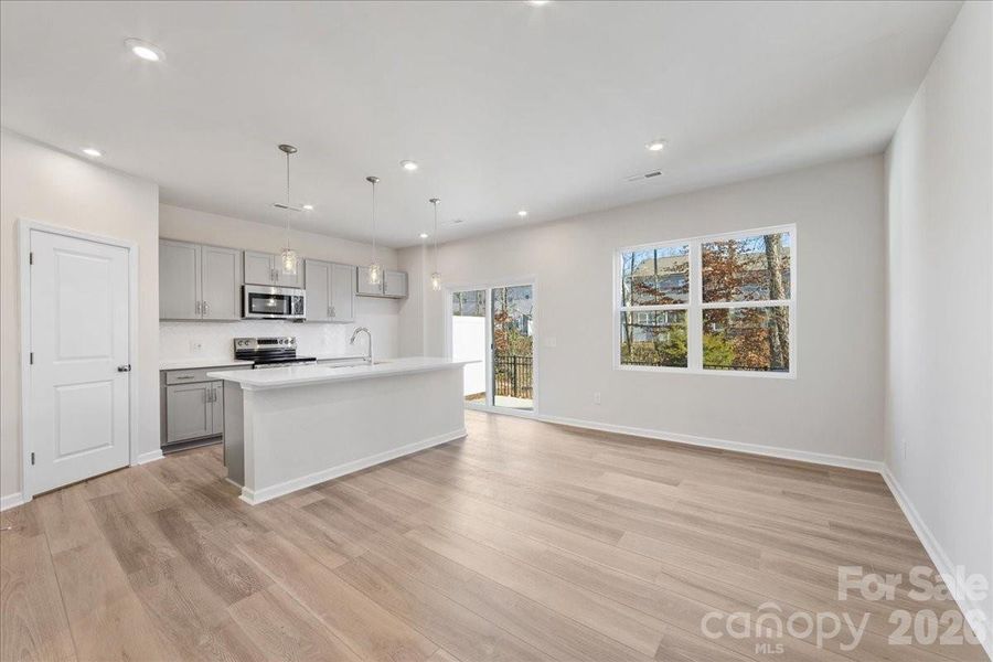 Chef inspired Kitchen with Grey Cabinets Chef inspired Kitchen with Grey Cabinets