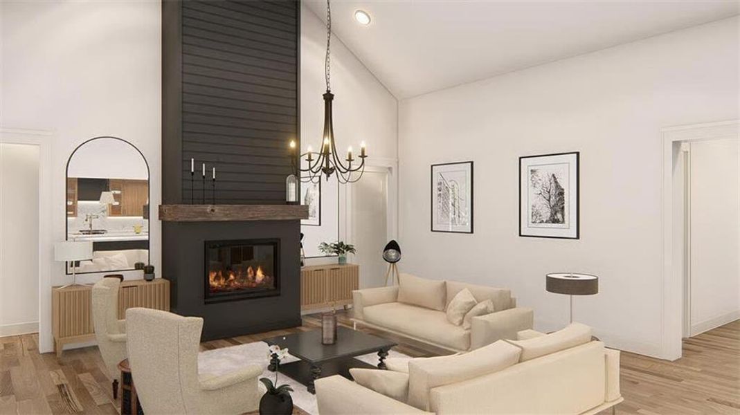 Furnished interior view inside a new home in , Woodstock (Image 11).