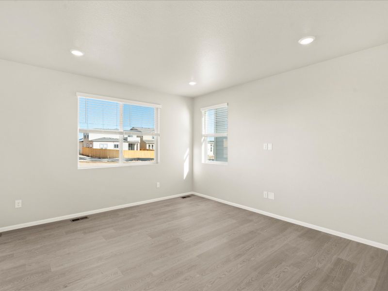 Spacious, unfurnished interior of a new home in Meridian Ranch, Peyton (Image 11). Spacious, unfurnished interior of a new home in Meridian Ranch, Peyton (Image 11).