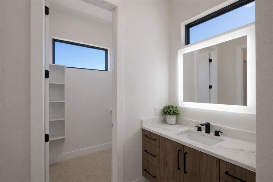 Furnished interior view inside a new home in , Pottsboro (Image 11).