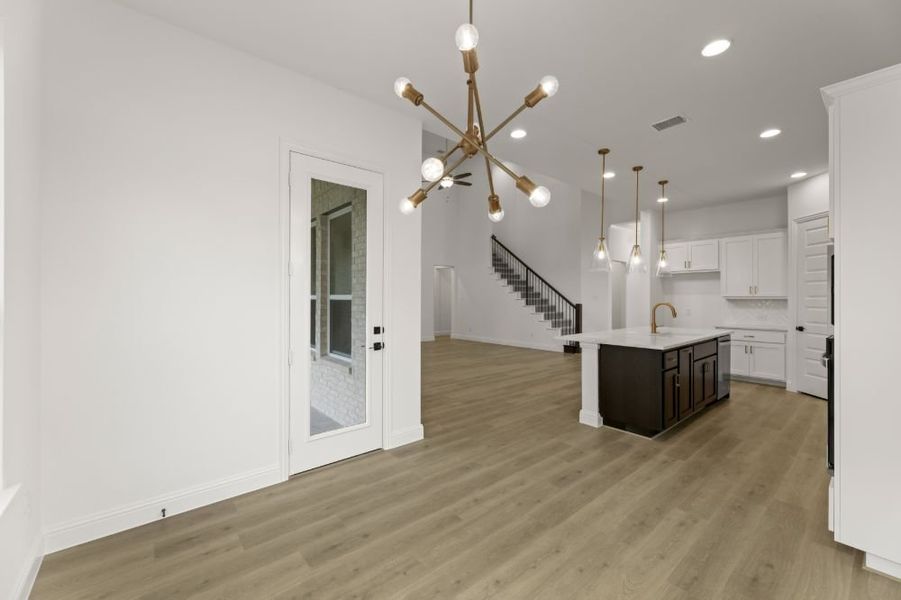Representative unfurnished interior of a home built from the The Whitney by UnionMain Homes in Cambridge Crossing, Celina (Image 36).