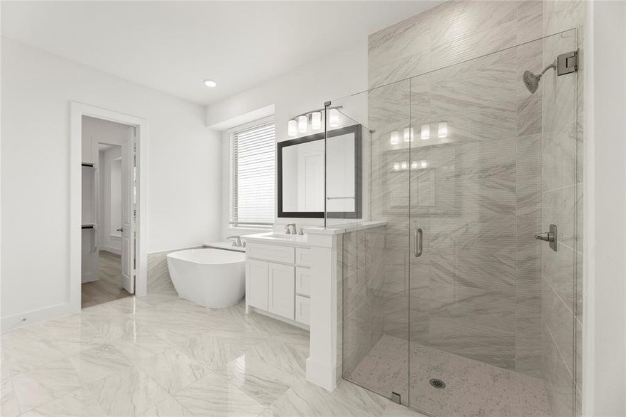 Furnished interior view inside a new home in Cambridge Estates, Prosper (Image 6).