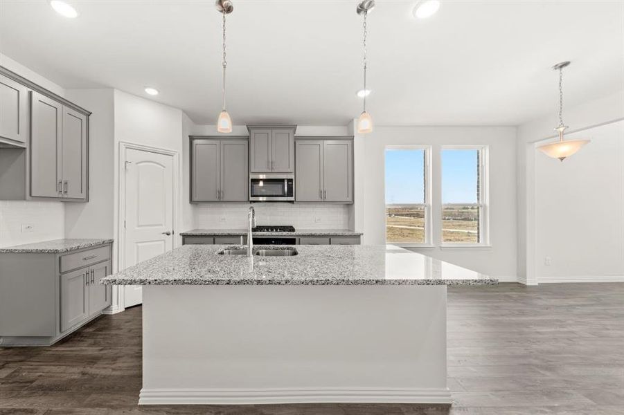 Furnished interior view inside a new home in Edgewater, Fate (Image 7). Furnished interior view inside a new home in Edgewater, Fate (Image 7).