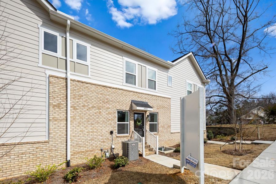 Exterior details and patio area of a home in , Charlotte (Image 25).