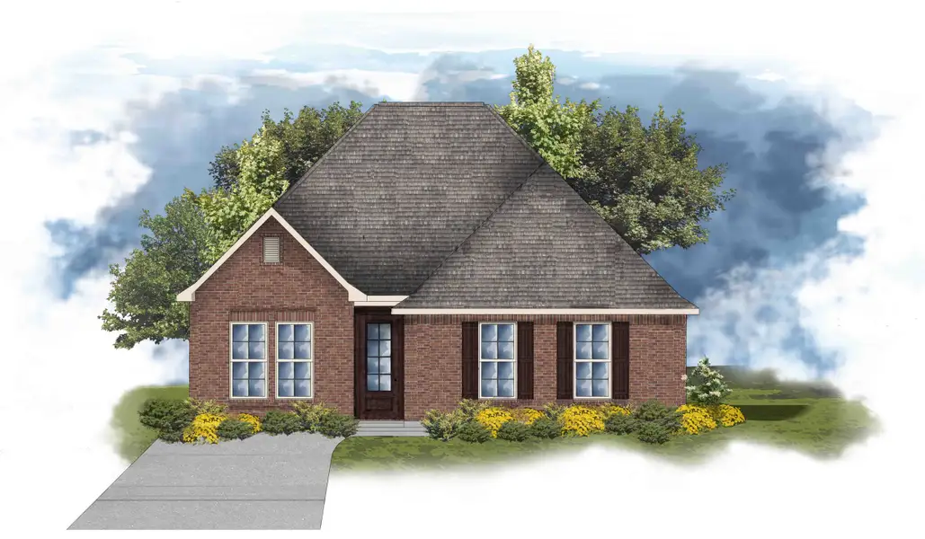 Degas III B - Front Elevation - DSLD Homes