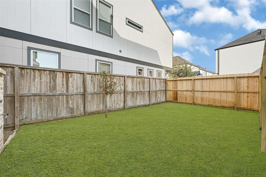 Limited units with yard space