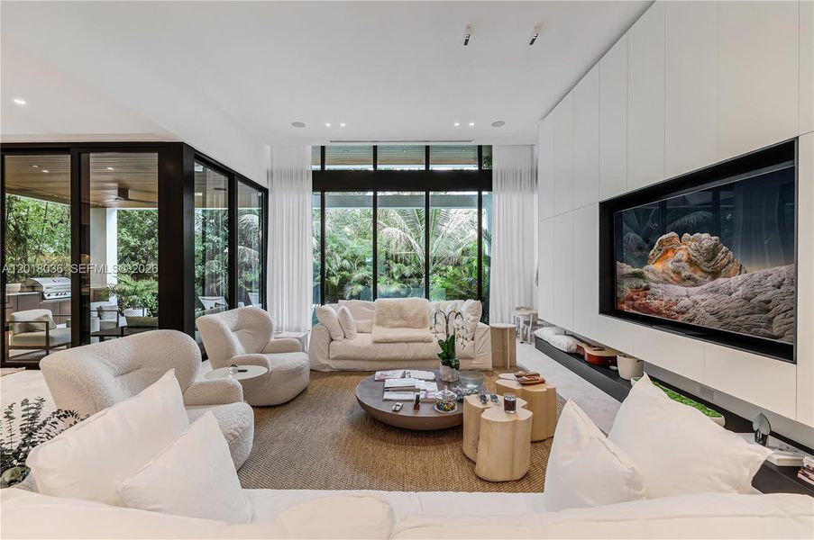 Furnished interior view inside a new home in , Miami (Image 16).